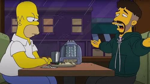 THE SIMPSONS, BAD BUNNY - TE DESEO LO MEJOR 